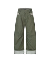 Foundry Turn-Up Trousers - Matcha
