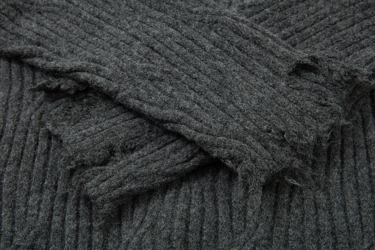 Ronan Distressed Knit Long Sleeve