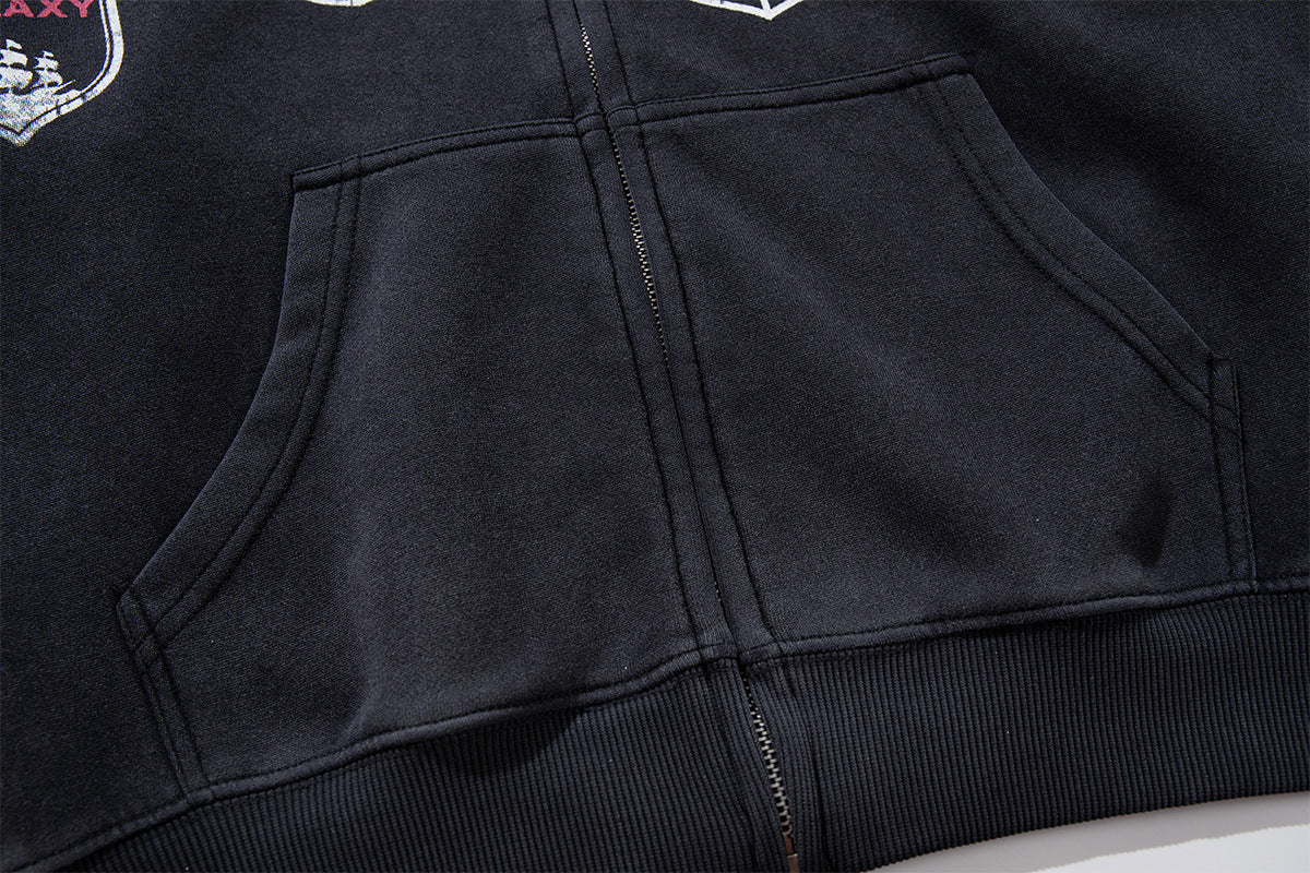 Zaneer Logo Zip Hoodie