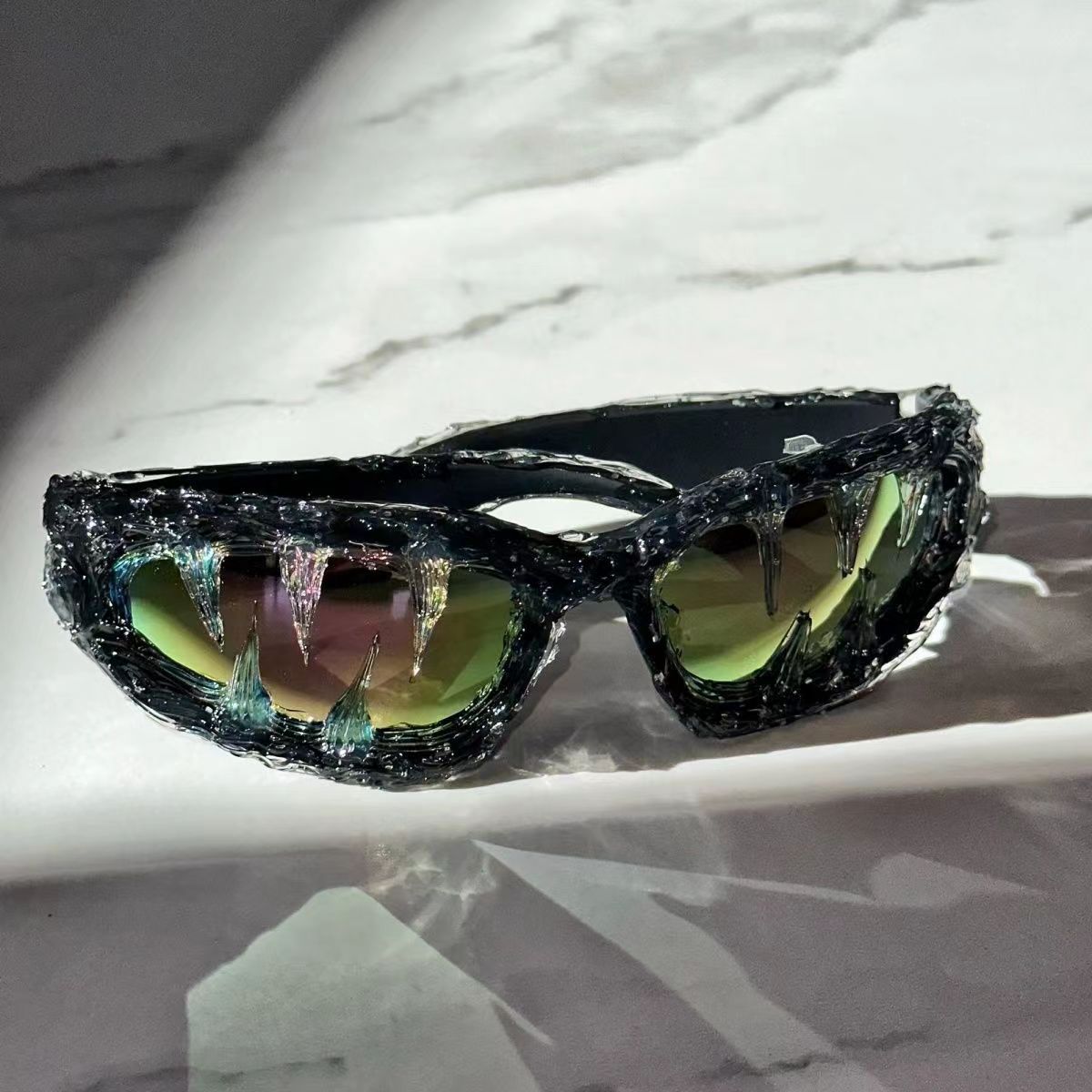 Venom Drip Resin Sunglasses , - Streetwear Accessories - Slick Street