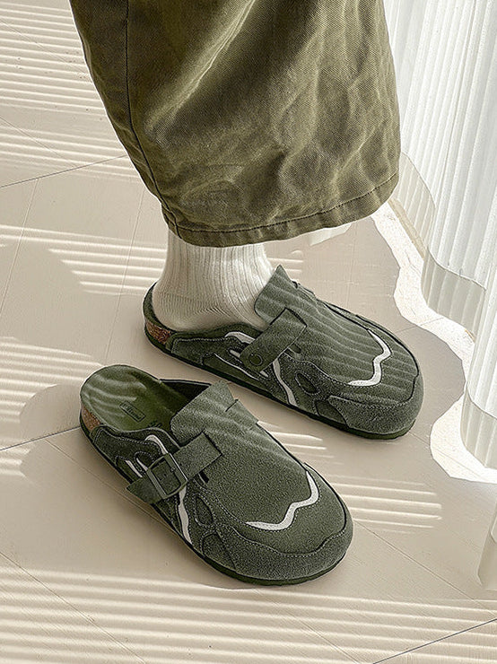 Oasis Suede Clogs , - Streetwear Shoes - Slick Street