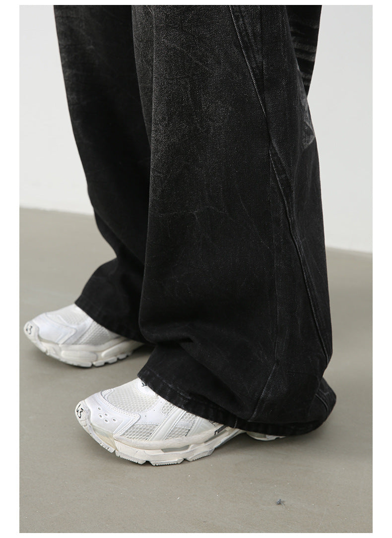 Sicro Washed Black Jeans