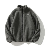 Block Fleece Grey, S - Streetwear Jacket - Slick Street