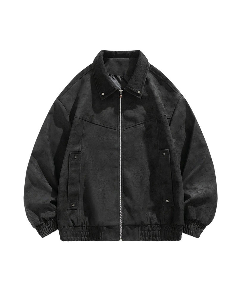 Suade Fur Interior Jacket , - Streetwear - Slick Street