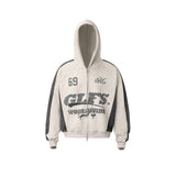 Velocity 69 Zip Hoodie Apricot, S - Streetwear Hoodie - Slick Street