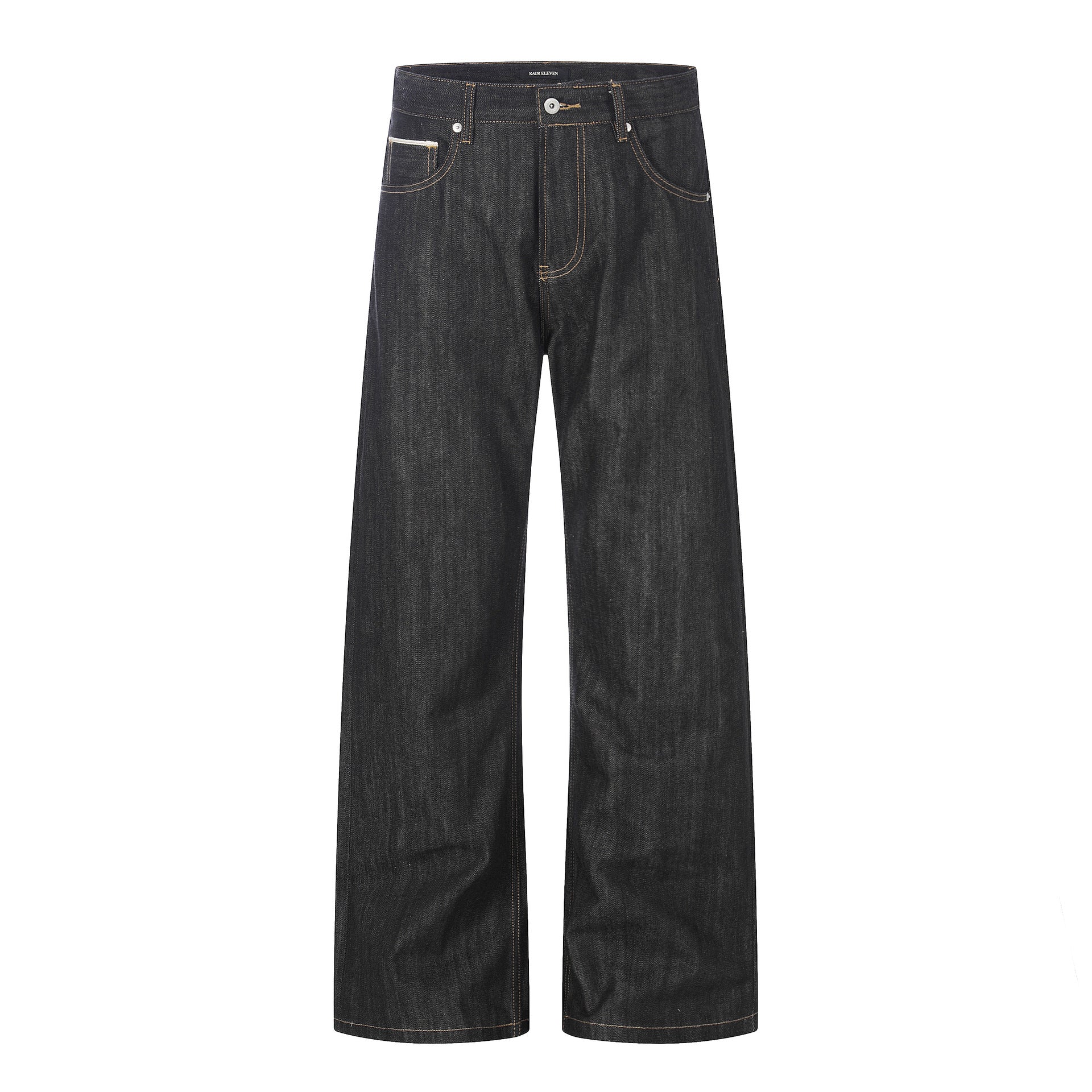 Slate Wide Leg Black Jeans