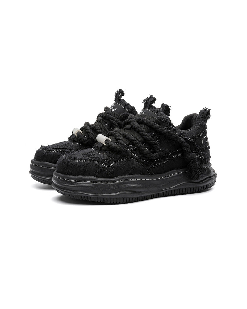 Wraith Low - Triple Black Triple Black, 36 - Streetwear Shoes - Slick Street