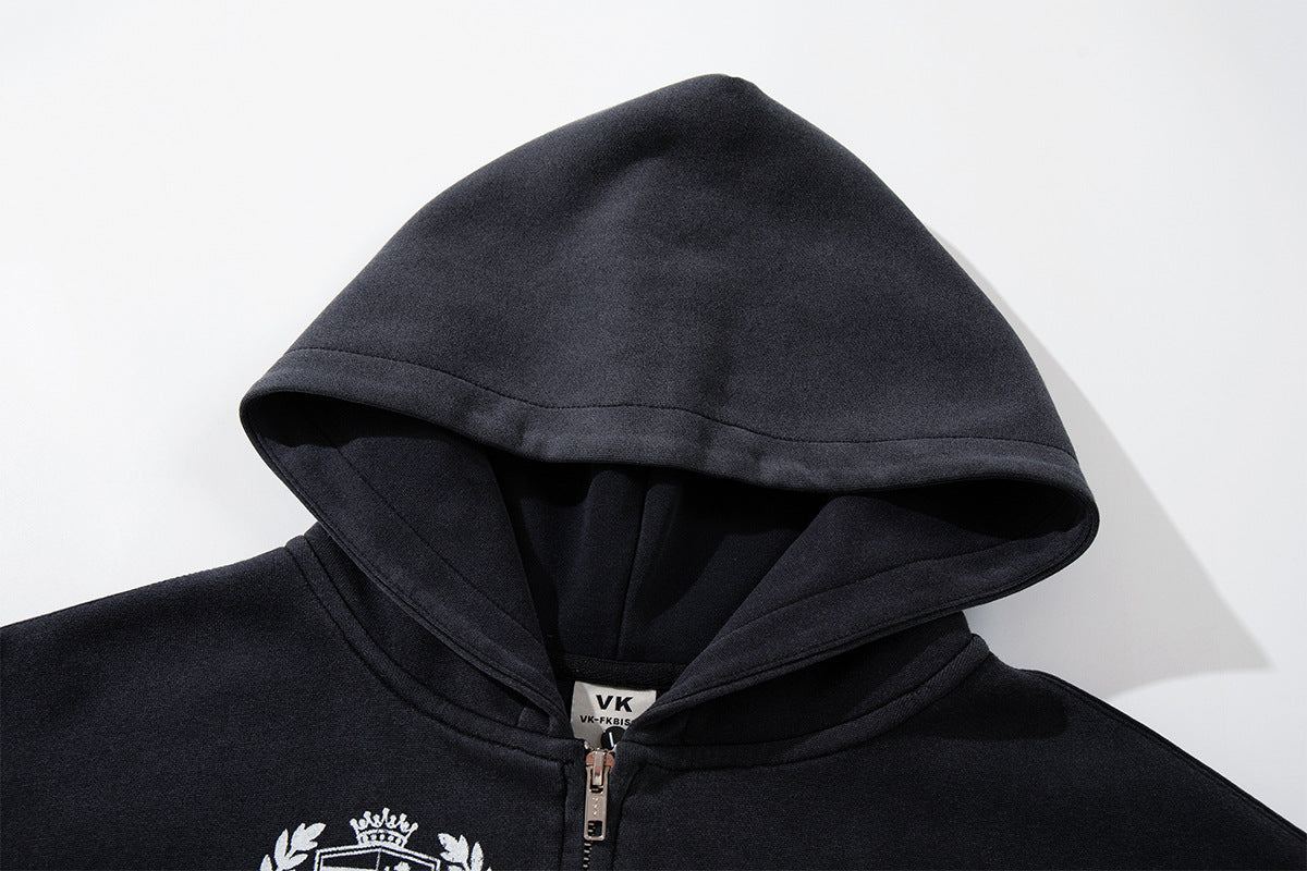 Zaneer Logo Zip Hoodie