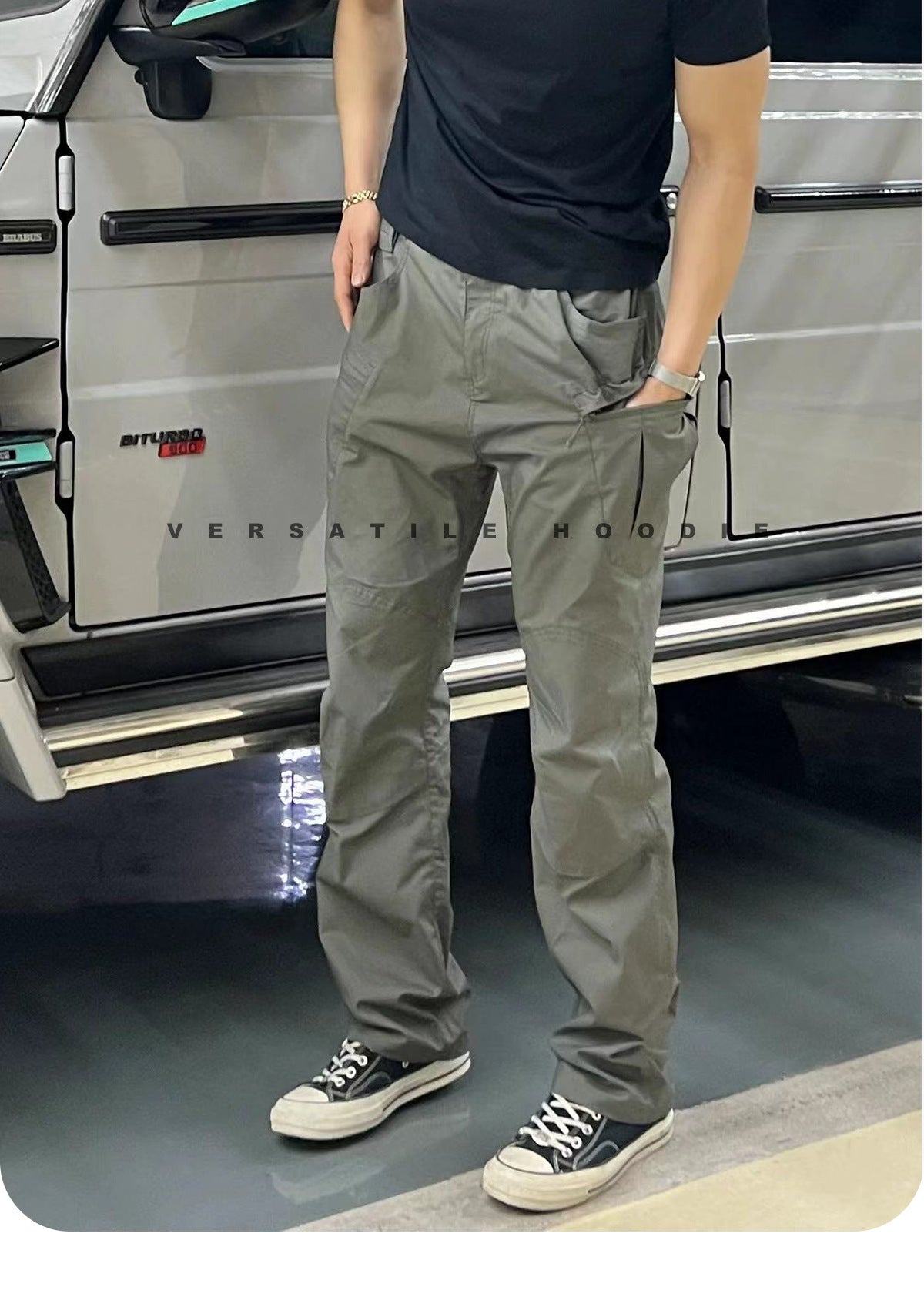 Kayu Hermit Tactical Cargo Pants , - Streetwear Cargo Pants - Slick Street