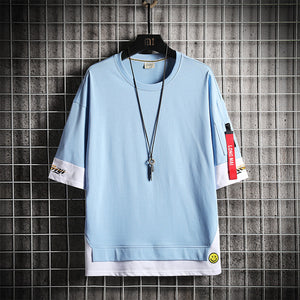 Blacktipe V2 T-Shirt Sky Blue, XS - Streetwear T-Shirts - Slick Street
