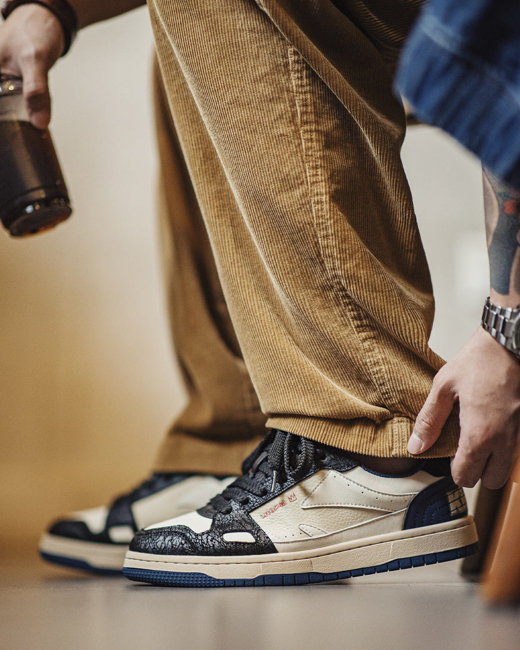 Mamba Low Skate Sneakers - Arctic Blue , - Streetwear Shoes - Slick Street