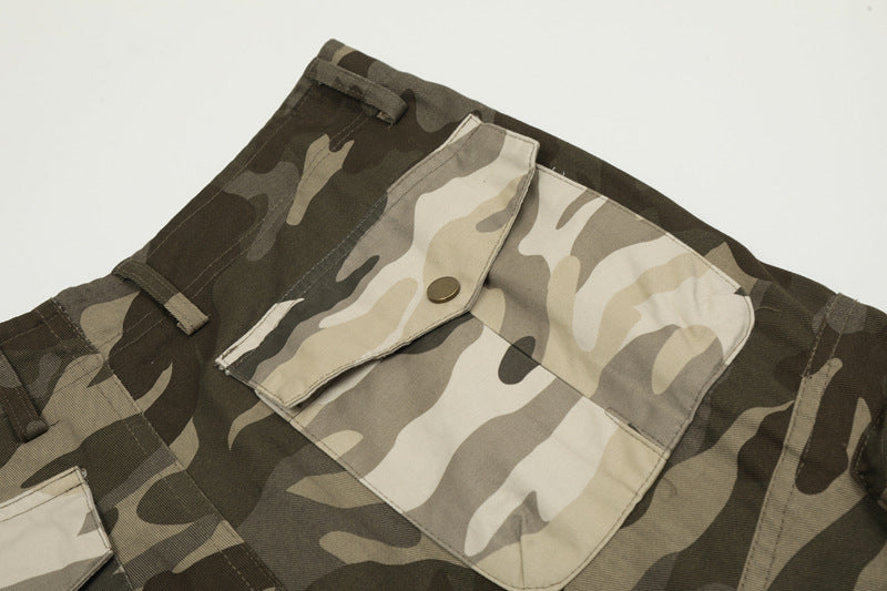 Haze Camo Cargos , - Streetwear Cargo Pants - Slick Street