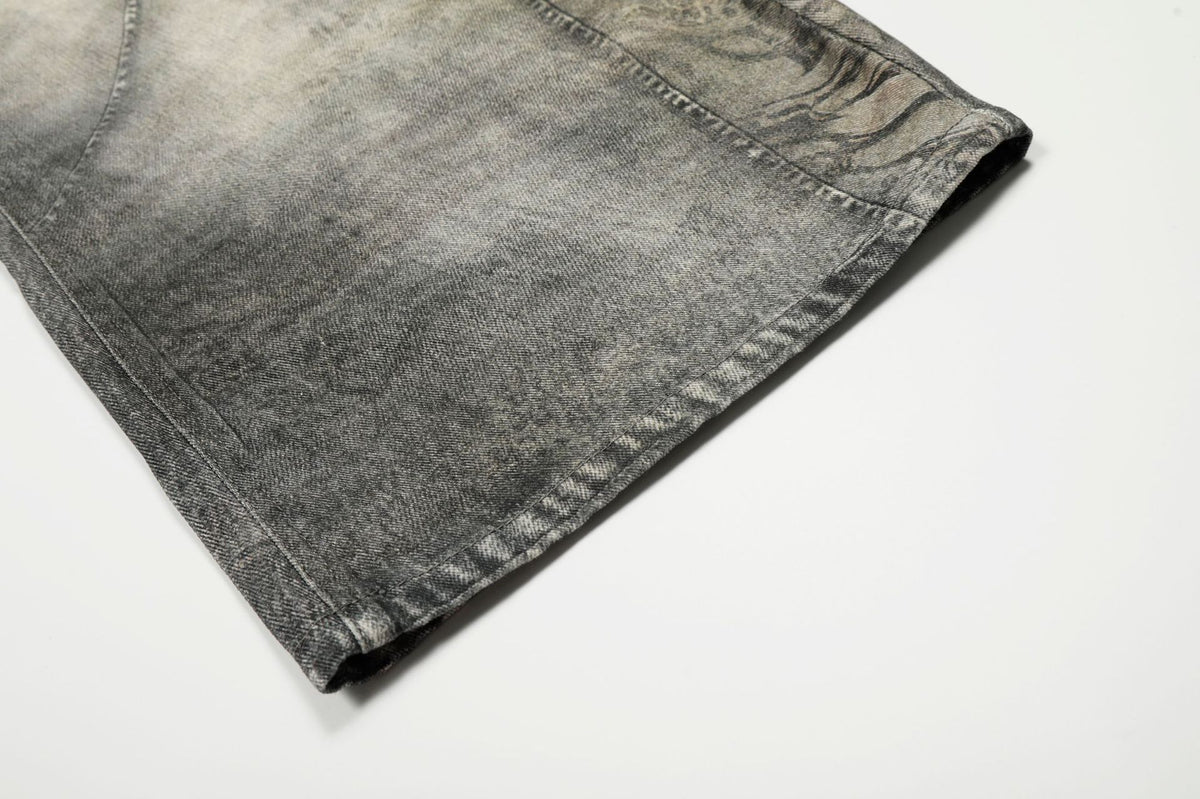 Dirty Grey Blade Jeans , - Streetwear Jeans - Slick Street
