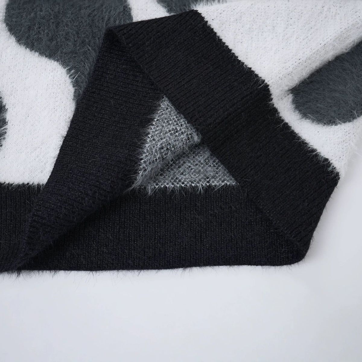 Ash Flame Knit Sweatshirt , - Streetwear Sweatshirt - Slick Street