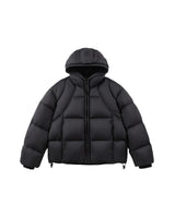Thick Padded Puffer Jacket Black, S - Streetwear Jacket - Slick Street