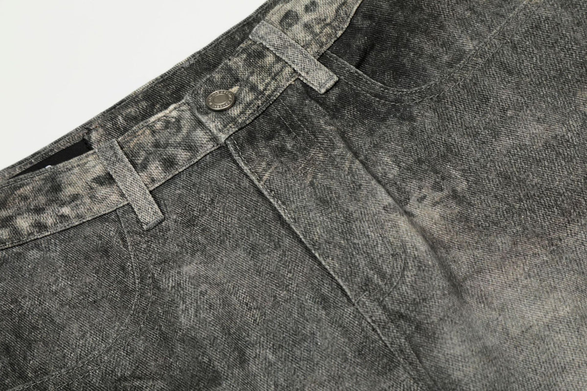 Dirty Grey Blade Jeans , - Streetwear Jeans - Slick Street