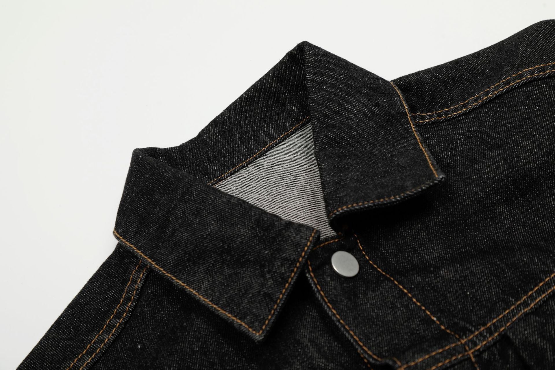 G6849 American Retro Autumn and Winter Niche High-End Original Cow Motorcycle Style Design Men's and Women's Loose Denim Jacket