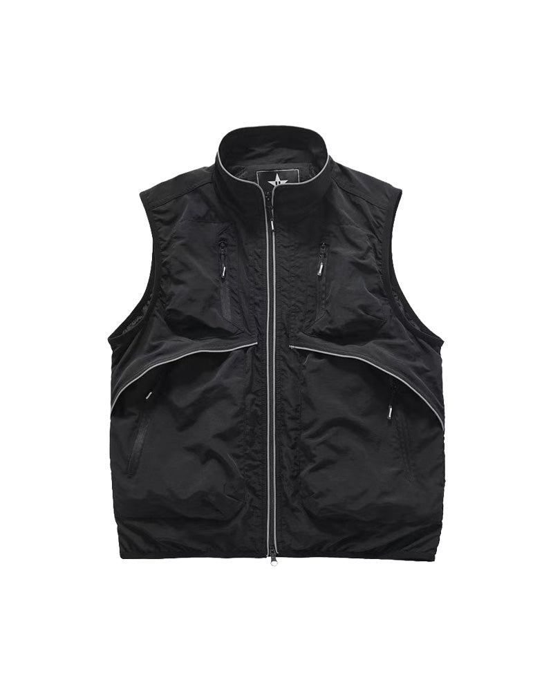 Outdoor MultiPocket Vest , - Streetwear Vest - Slick Street