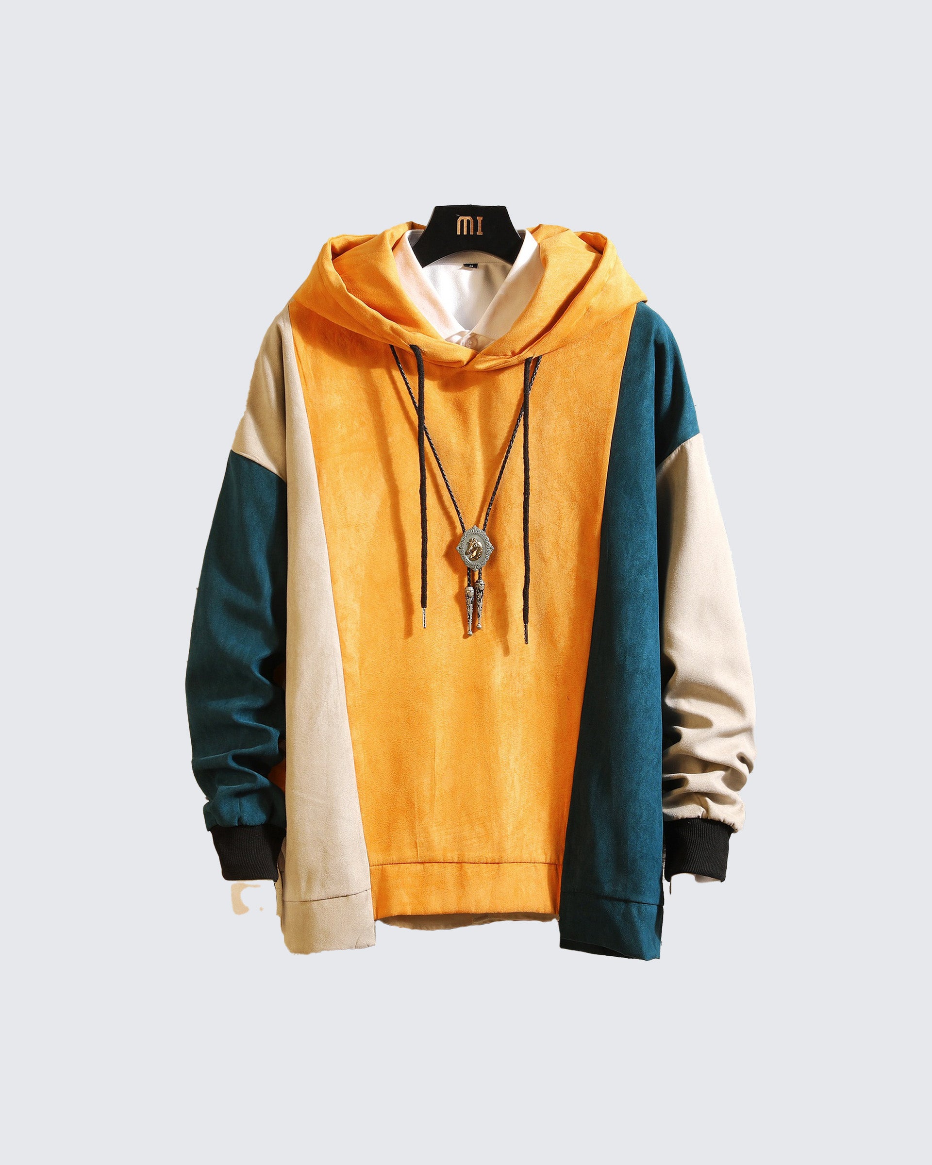 Colorblock Yellow Hoodie