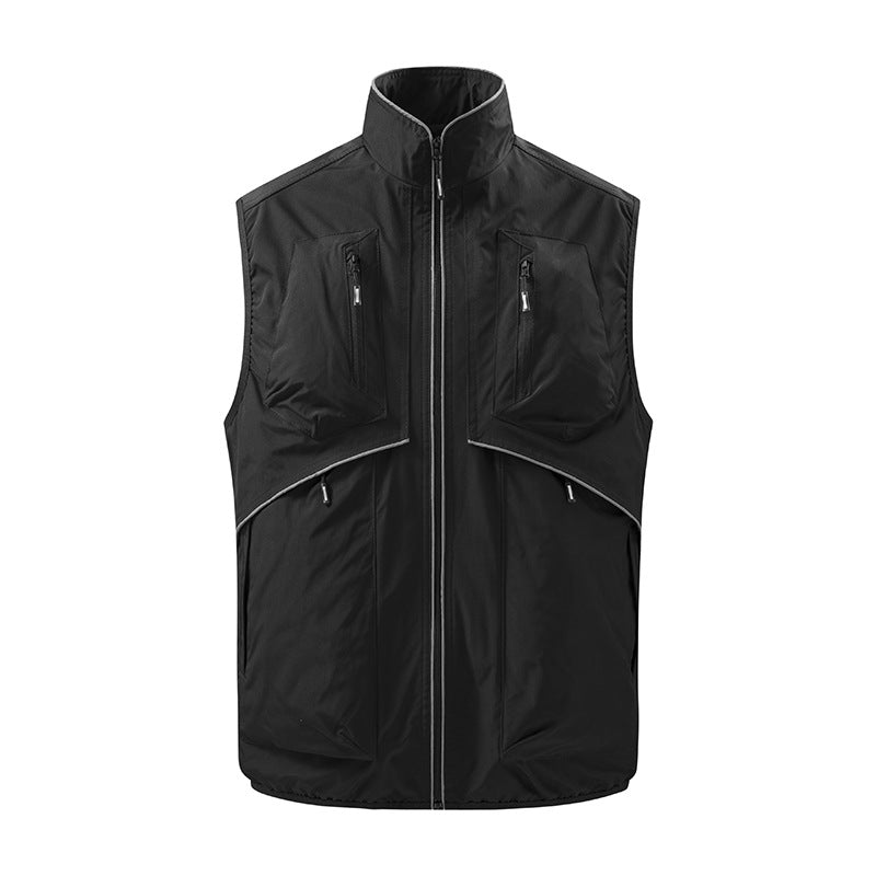 Outdoor MultiPocket Vest , - Streetwear Vest - Slick Street