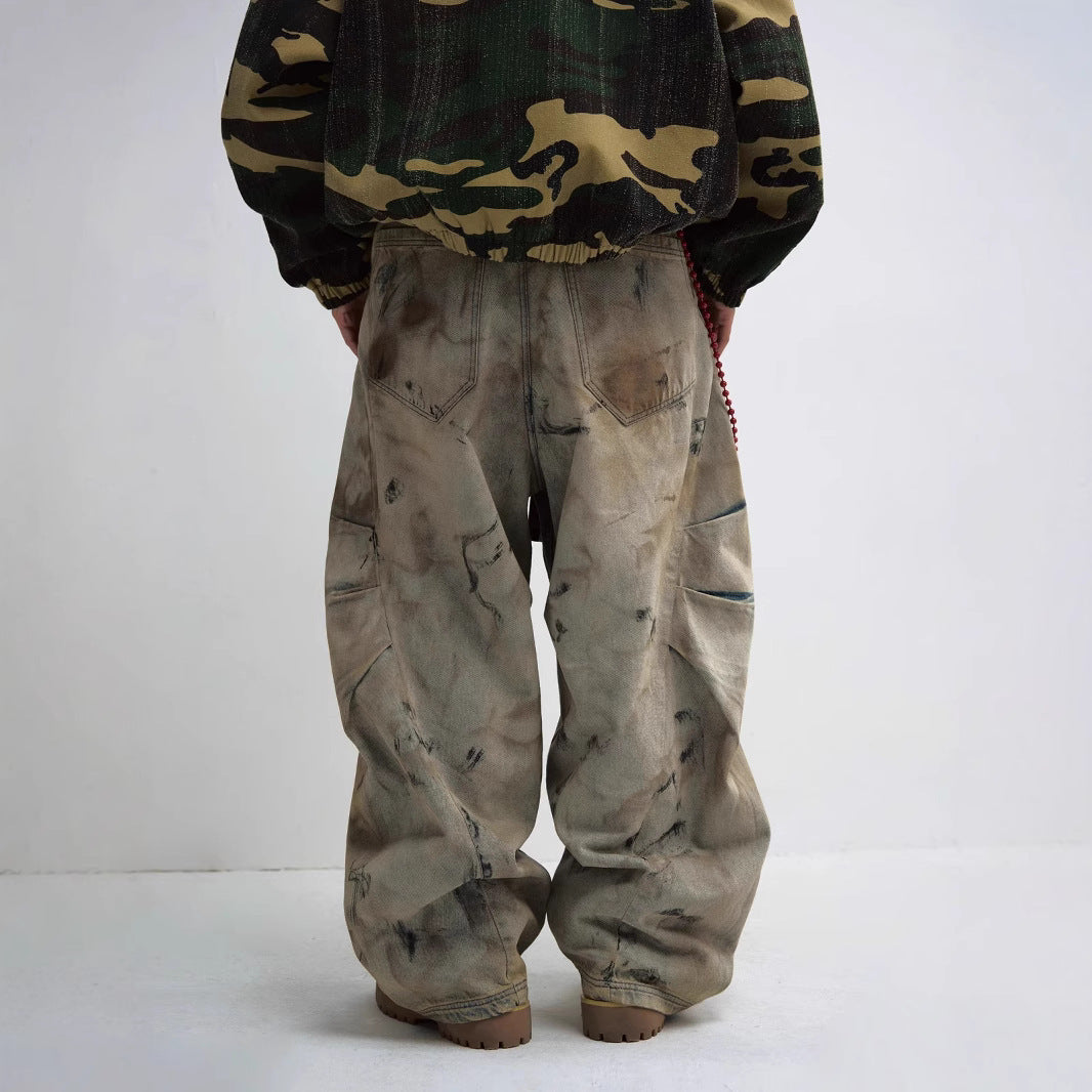 Wasteland Dirty Wash Jeans , - Streetwear Jeans - Slick Street