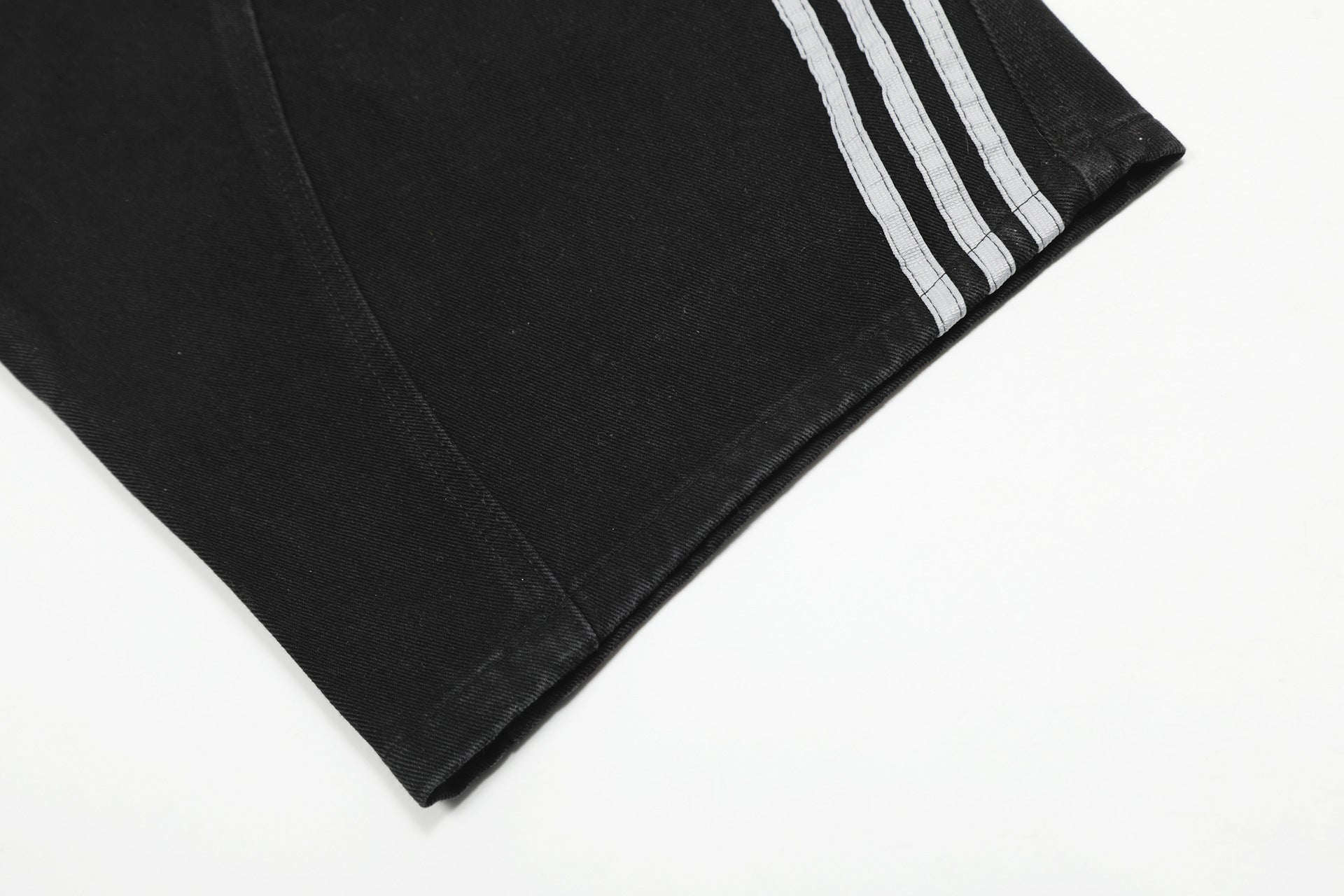 Panel Stripe Baggy Jeans , - Streetwear Jeans - Slick Street