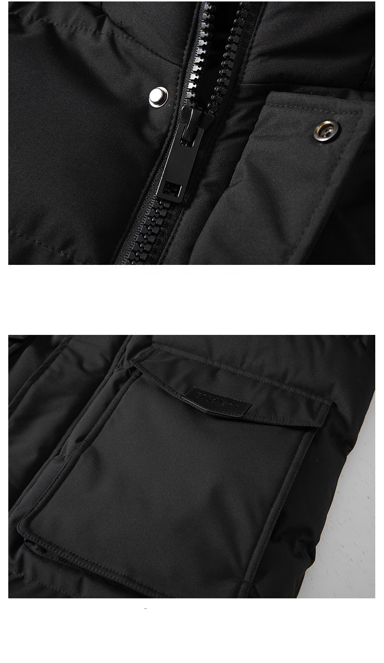 Long Winter Cotton Padded Coat , - Streetwear Coat - Slick Street