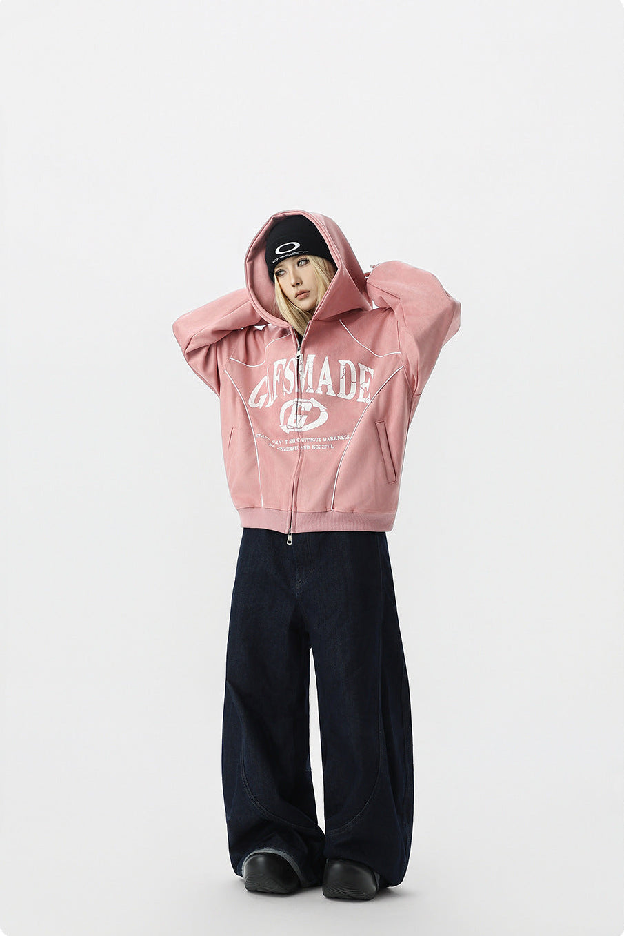 Retro Suede Zip Hoodie , - Streetwear Hoodie - Slick Street