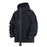 Night Industry Urban Techwear Jacket Navy, XS - Streetwear Jacket - Slick Street