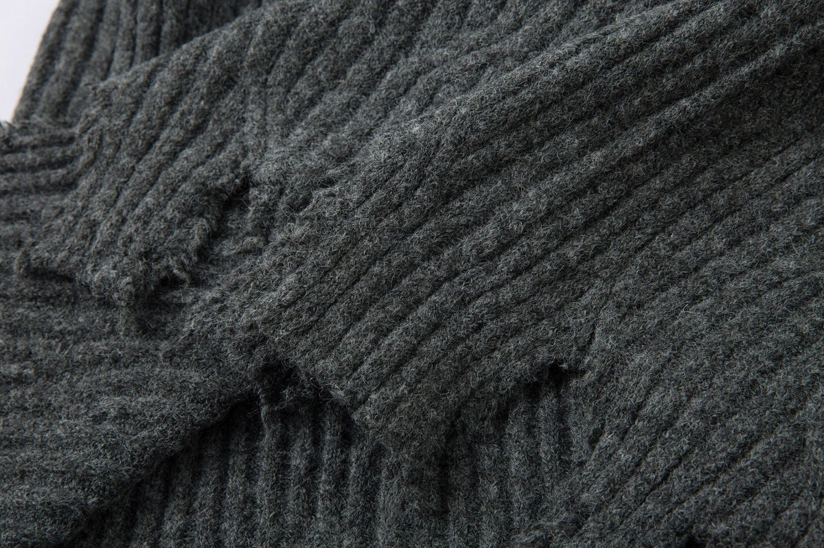 Ronan Distressed Knit Long Sleeve
