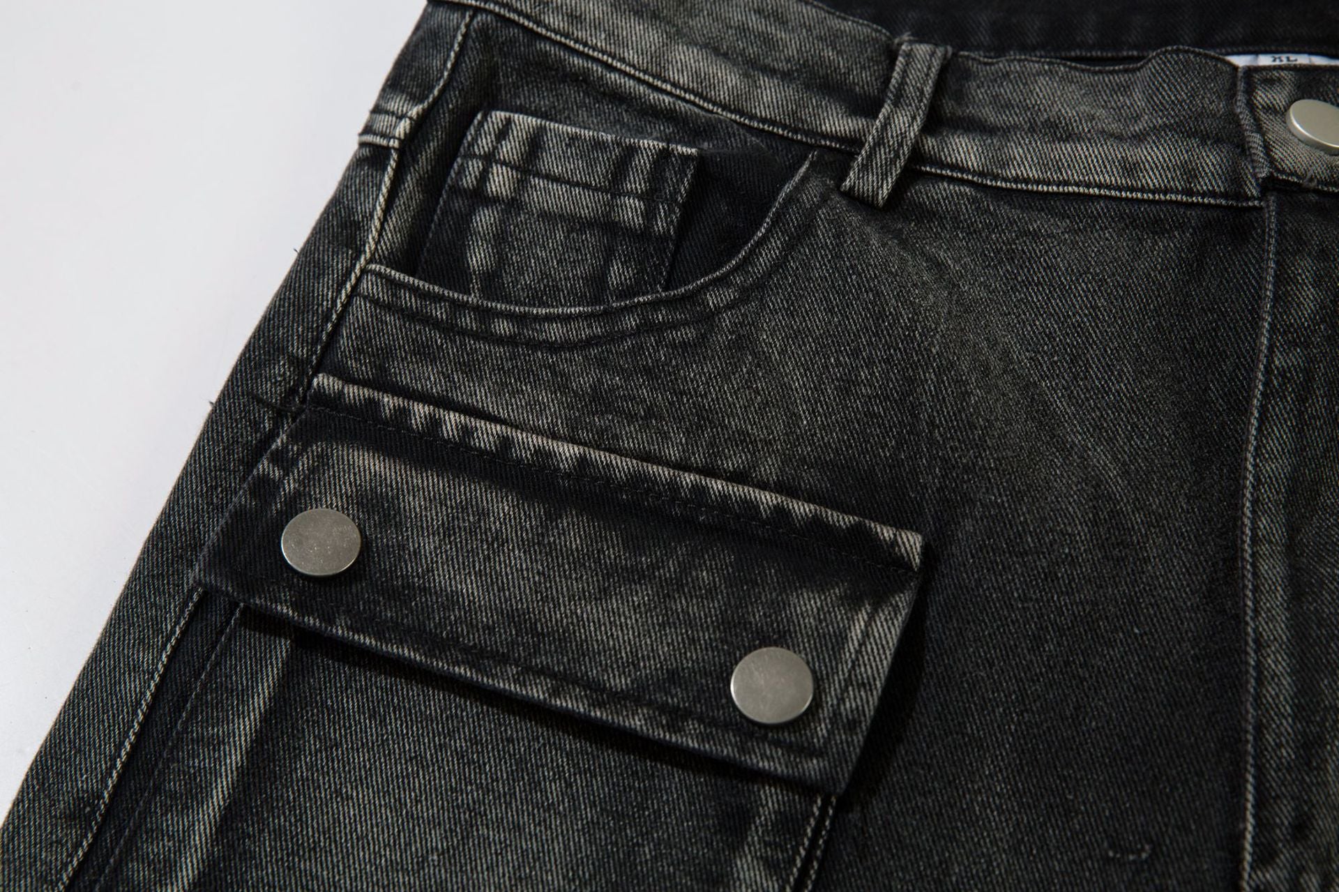 Barbed Baggy Embroidery Cargo Pants , - Streetwear - Slick Street