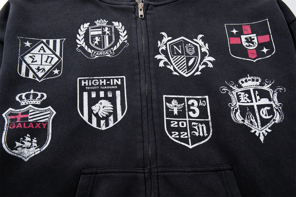 Zaneer Logo Zip Hoodie
