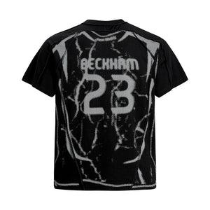 Mosaic Loose Sports Jersey , - Streetwear T-Shirts - Slick Street
