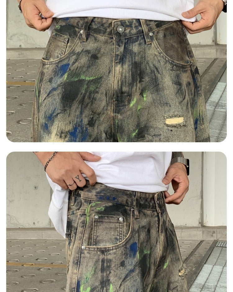 Toxic Canvas Distressed Jeans , - Streetwear Jeans - Slick Street
