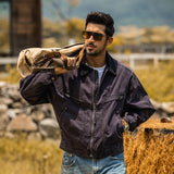 Gabba Purple Bomber Jacket Purple, XS - Streetwear Jacket - Slick Street