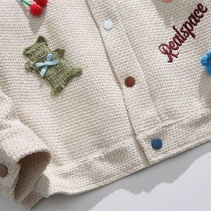 Kuye Japanese Heavy Knit Jacket , - Streetwear Jacket - Slick Street