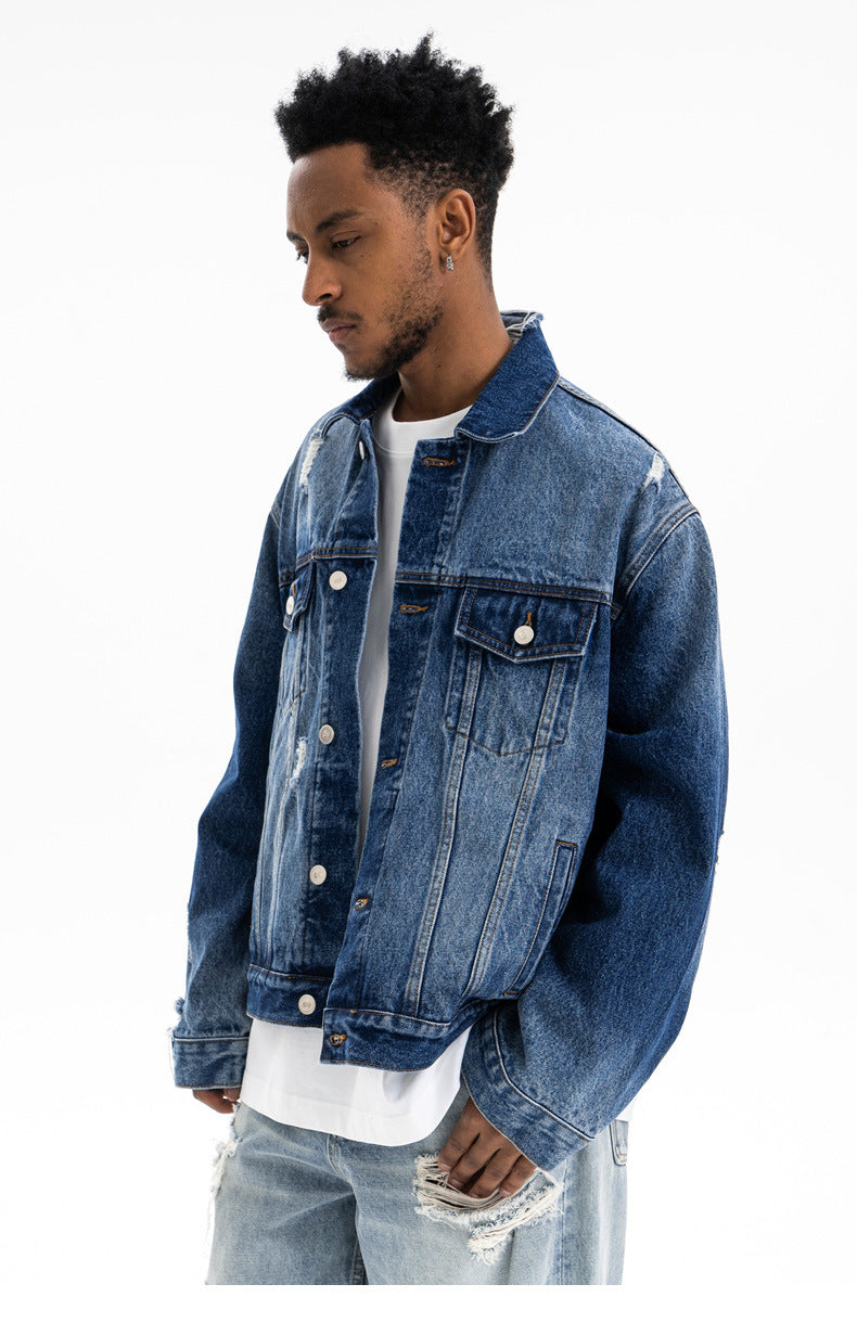 Kairo Denim Jacket , - Streetwear Jacket - Slick Street