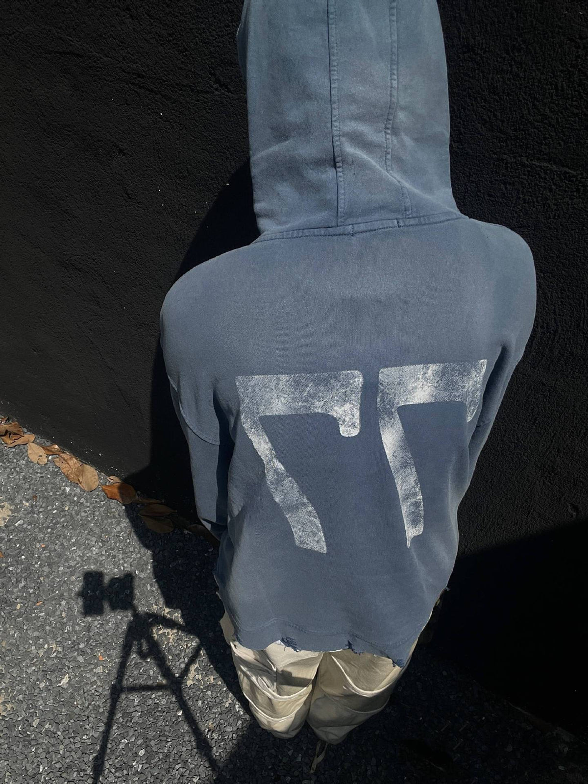 77 Distressed Washed Hoodie , - Streetwear Hoodie - Slick Street