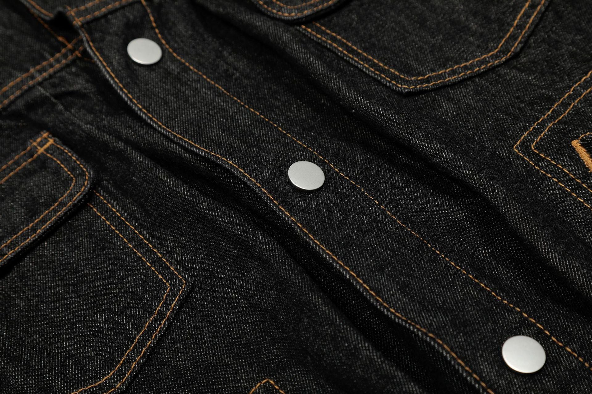 G6849 American Retro Autumn and Winter Niche High-End Original Cow Motorcycle Style Design Men's and Women's Loose Denim Jacket