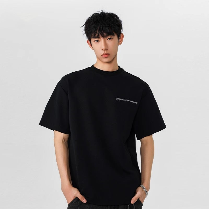 Zipline T-Shirt Black, XS - Streetwear T-Shirt - Slick Street