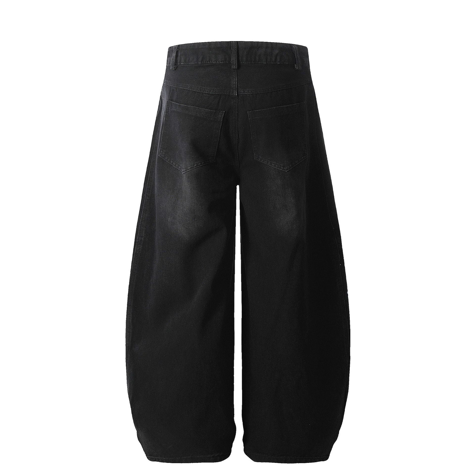 Panel Stripe Baggy Jeans , - Streetwear Jeans - Slick Street