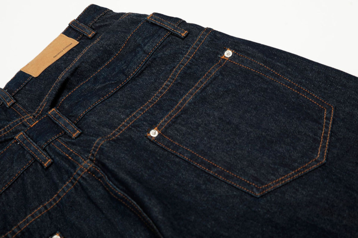 Double Waist Carpenter Jeans , - Streetwear Jeans - Slick Street
