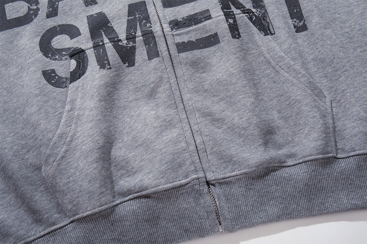 THE BASSMENT Zip Hoodie