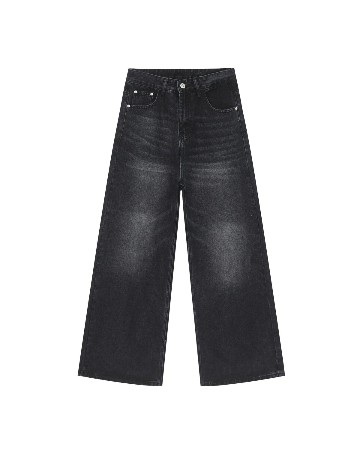 Baggy Washed Black Jeans