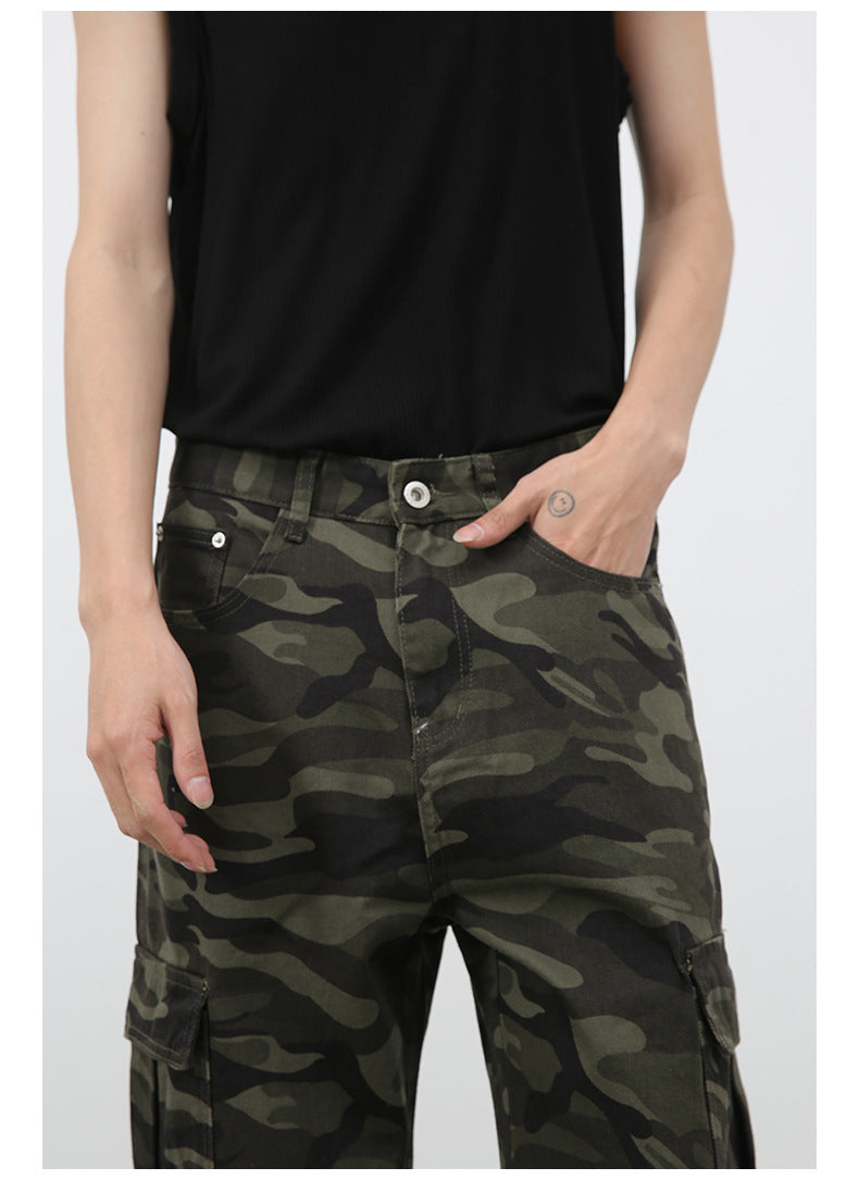 Gideon Camo Relaxed Cargos