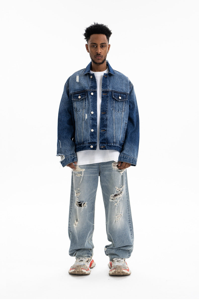 Kairo Denim Jacket , - Streetwear Jacket - Slick Street
