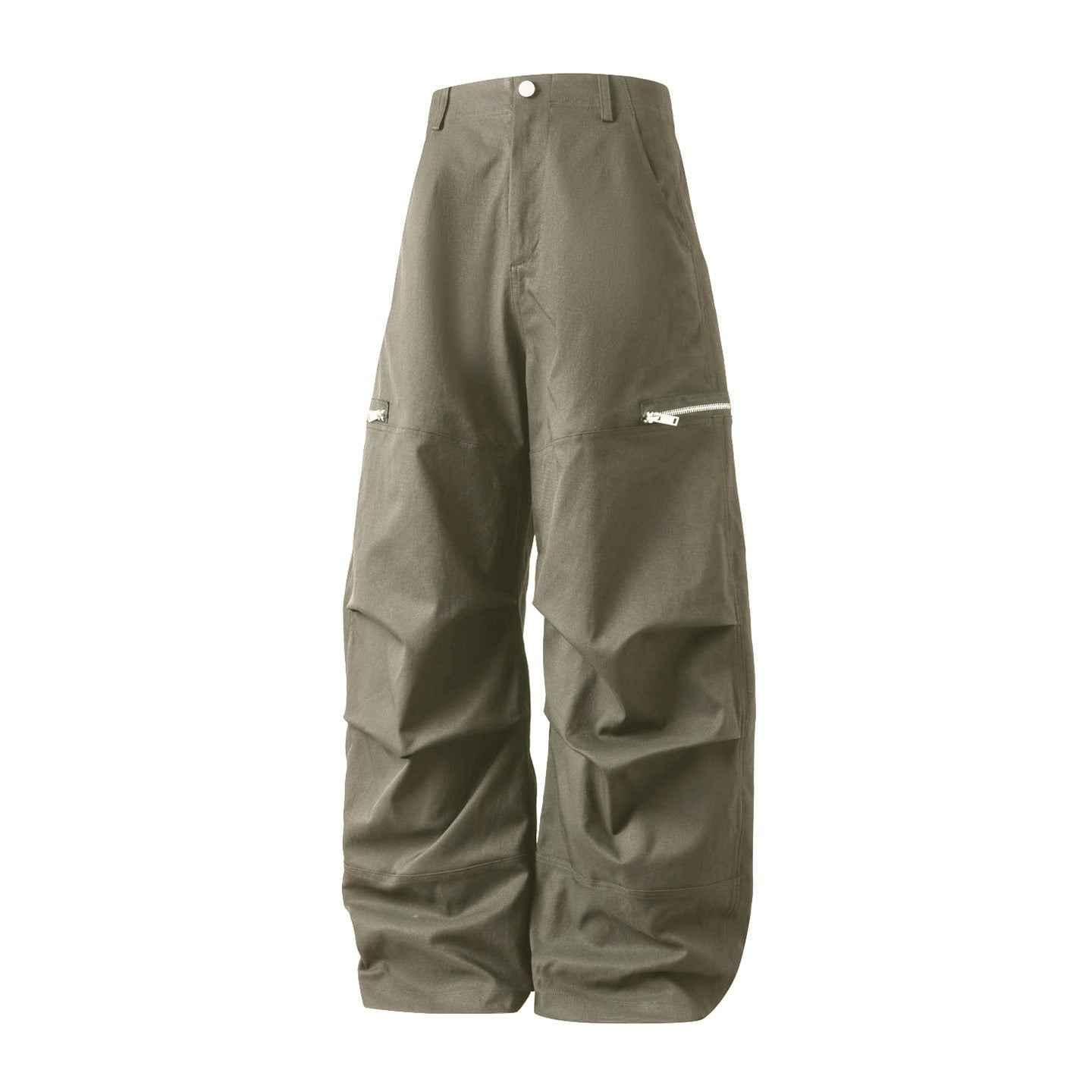 Modern Slick Paratrooper Pants Grey Khaki, XS - Streetwear - Slick Street
