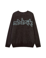 Nori Knit Sweatshirt Brown, S - Streetwear Sweatshirt - Slick Street