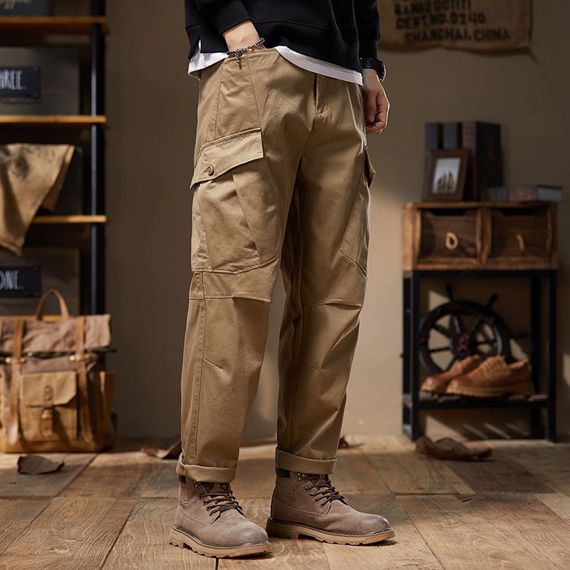 Desert Relaxed Fit Cargo Pants , - Streetwear Cargo Pants - Slick Street