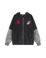 Marauder Camo Sleeve Zip Hoodie